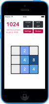 No2048 - 2048 iOS Game Source Code Screenshot 4