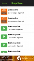 Snap Save - iOS App Source Code Screenshot 2