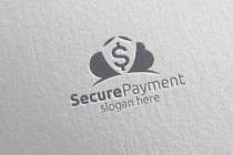 Cloud Online Secure Payment Logo Design Screenshot 3