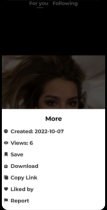 Video.ly - Short Video Social Network React Screenshot 34