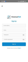Amusement Park Games Adventure Activity App UI Screenshot 26